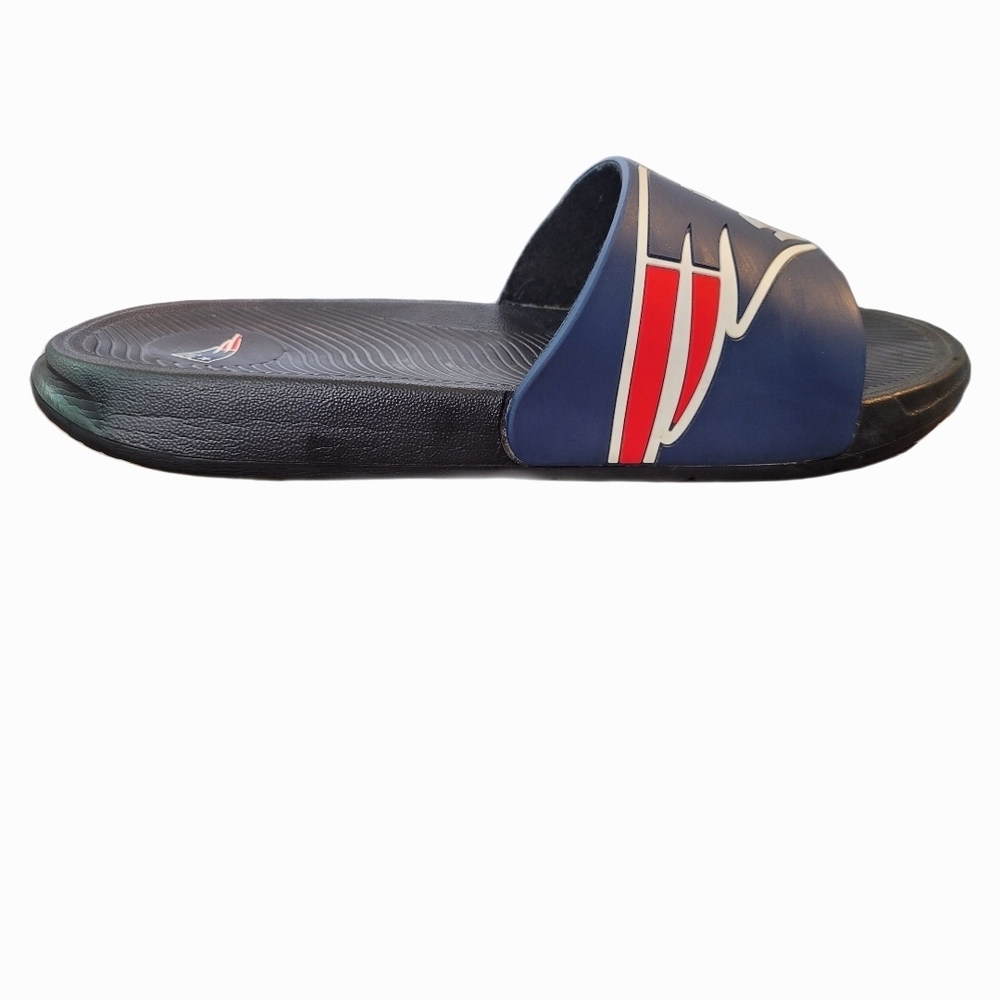 New England Patriots Mens Slide Sandals Read Sz Description Football Fan - Picture 4 of 5